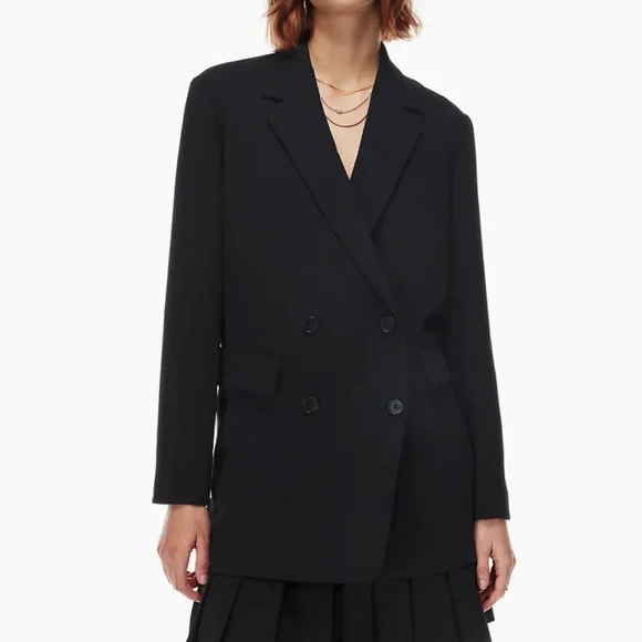 NWT Aritzia Wilfred Cherrelle Blazer in Limited Edition Color Grey Taupe